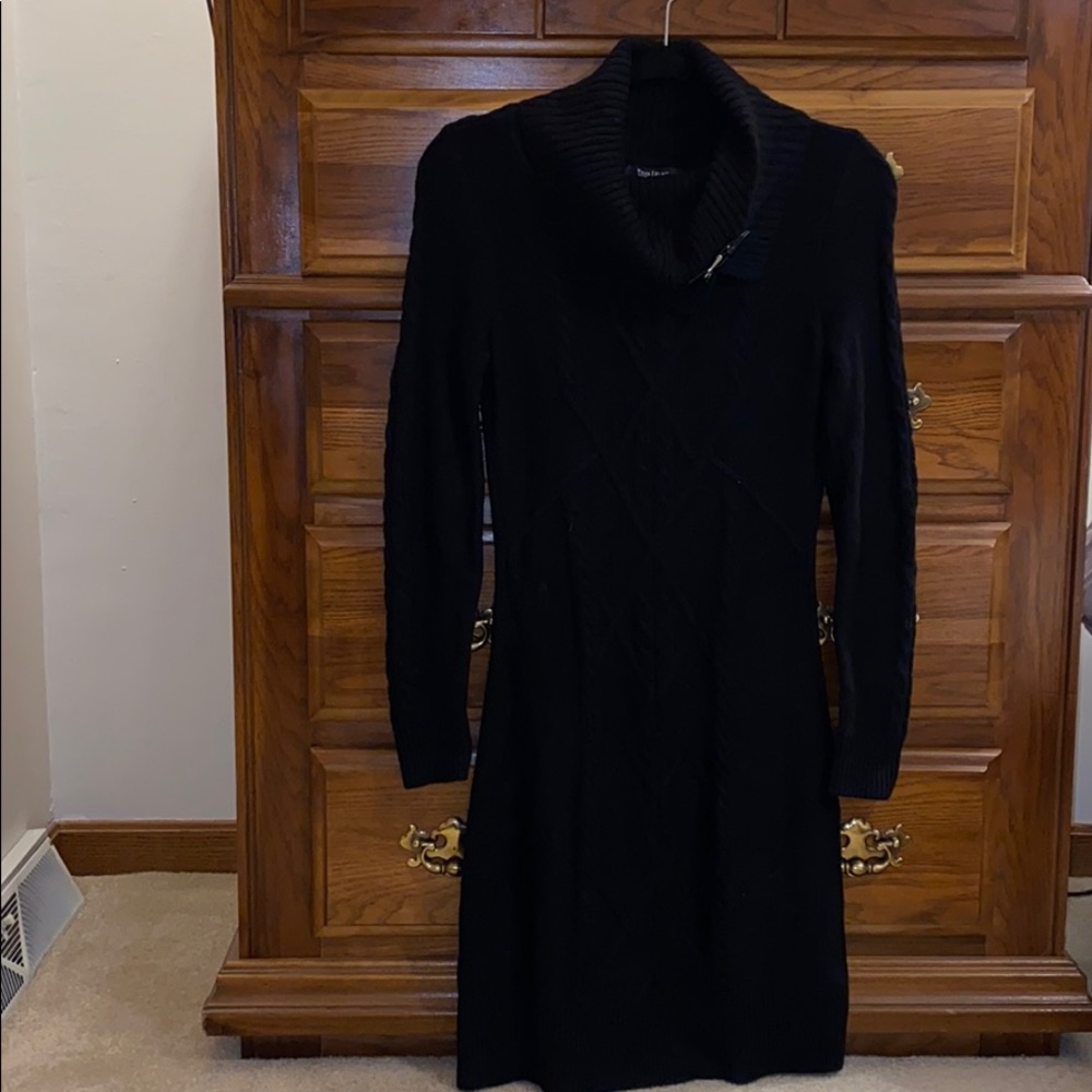 White House Black Market Cowl Neck Sweaterdress